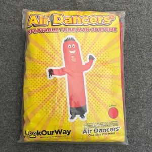 AIR DANCERS Inflatable Tube Man Halloween Costume RED NWT LookOurWay